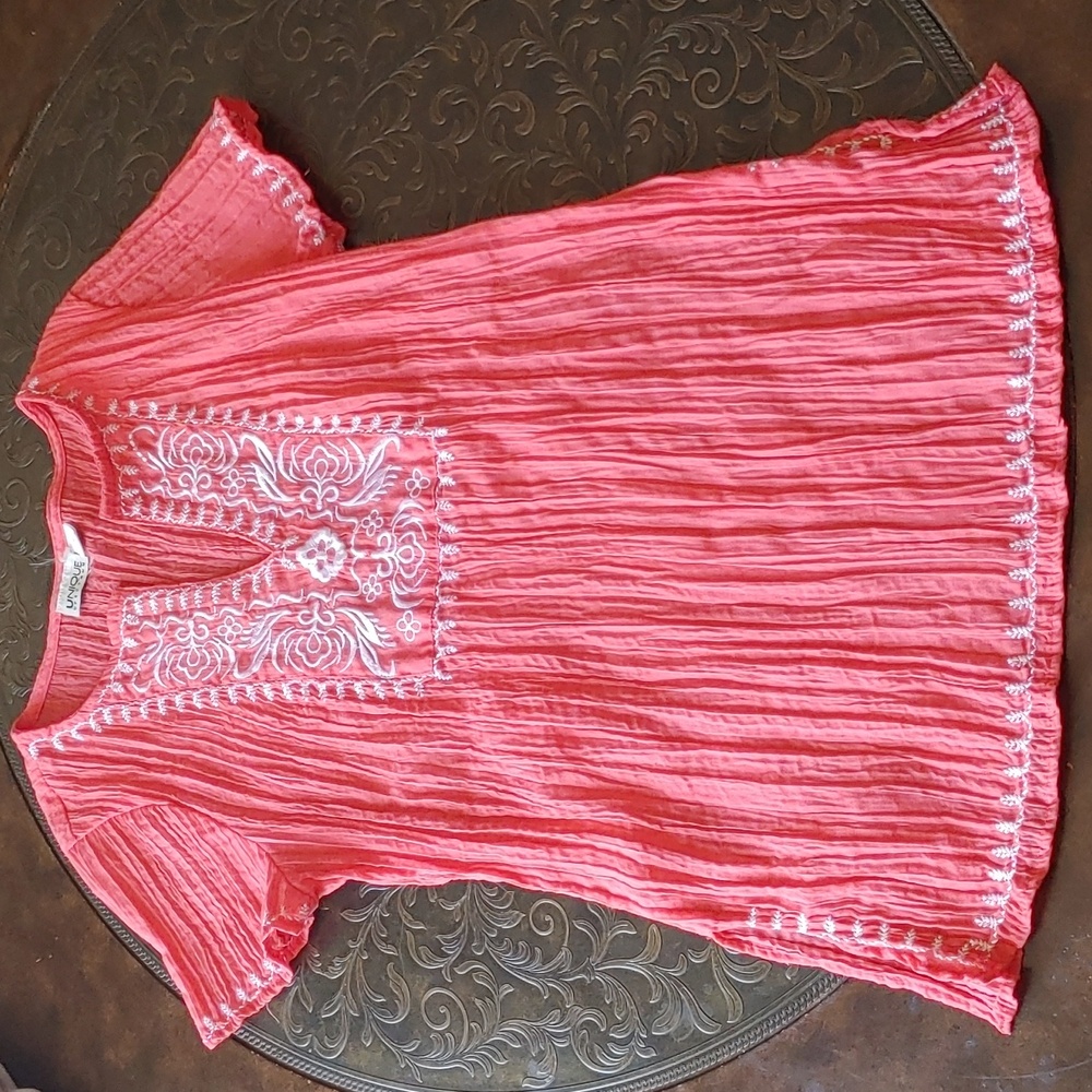 Unique Spectrum Blouse Sz M
